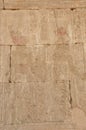 Wall and inscriptions in Egypt defy thousands of years Royalty Free Stock Photo