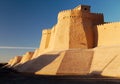 Wall of Itchan Kala - Khiva - Uzbekistan Royalty Free Stock Photo