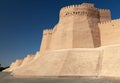 Wall of Itchan Kala - Khiva - Xorazm Province - Uzbekistan Royalty Free Stock Photo