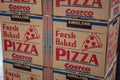 Costco Pizza cardboard boxes