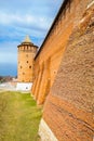 The wall of the Kolomna Kremlin and the Marinkina (Kolomenskaya) Tower