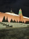 The wall of the Kremlin Royalty Free Stock Photo