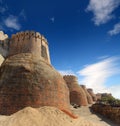 Wall of kumbhalgarh fort Royalty Free Stock Photo