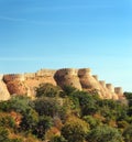 Wall of kumbhalgarh fort Royalty Free Stock Photo