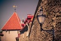 Wall lantern in Old Town Royalty Free Stock Photo