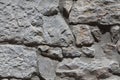 Wall from large stone textured basalt. Good background for wallpaper.