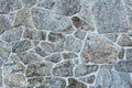 Wall with laying of natural stone of various textures