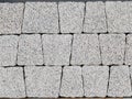 Wall light gray artificial stone Royalty Free Stock Photo