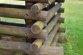 Wall of log building Royalty Free Stock Photo