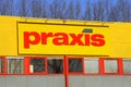 Wall logo of Hardware store-chain Praxis.