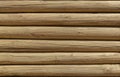 Wall of logs background Royalty Free Stock Photo