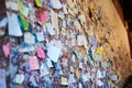 Wall with love notes in Verona Royalty Free Stock Photo