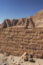 Wall made of adobe bricks