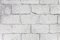 Wall made with concrete blocks - background image Royalty Free Stock Photo