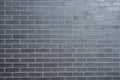 Wall made of gray clinker bricks Royalty Free Stock Photo