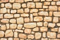 Wall made with large stones Royalty Free Stock Photo