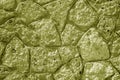 Wall made of old stones in yellow tone Royalty Free Stock Photo