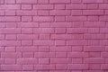 Pink bricks wall Royalty Free Stock Photo