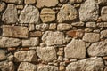 Wall made of rough stones forming a singular pattern at Trujillo