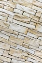 Wall made from sandstone bricks Royalty Free Stock Photo