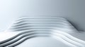 A wall made up of many rectangular white shapes of various sizes arranged in a vertical pattern