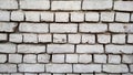 Wall made of white colored bricks. White bricks background Royalty Free Stock Photo