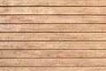 the wall is made of a wooden beam with a chamfer Royalty Free Stock Photo