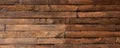 Wall made of wooden planks