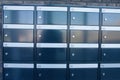 Wall with mailboxes Royalty Free Stock Photo