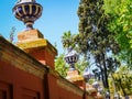 A wall of Maria Luisa Park in Seville