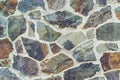 Wall of masonry stone, sample texture, background