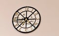 wall mounted clock, a clock or a chronometer is a device that measures and displays time, measure intervals of time shorter than Royalty Free Stock Photo