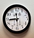 Wall mounted kitchen clock