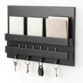 Wall mounted storage rack keys mail modern Royalty Free Stock Photo