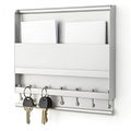 Wall mounted storage rack keys mail modern Royalty Free Stock Photo