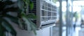 Wall-Mounted Window Air Conditioner Royalty Free Stock Photo