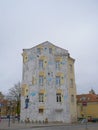 Wall mural cartoon painting in Vilnius Lithuania