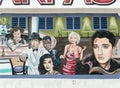 Wall mural, famous people