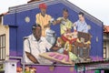 Wall mural, Little India