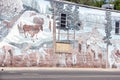 Wall Mural of Logging, Kenora, Ontario Royalty Free Stock Photo