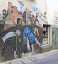 Wall Mural in Orgosolo, Sardinia