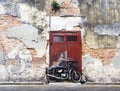 Wall mural street art, Penang