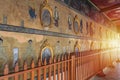 Wall Mural in Wat Pho Royalty Free Stock Photo