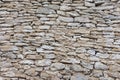 Wall of natural sandstone