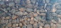 the wall of natural stone, background, stone textured Royalty Free Stock Photo