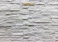 Wall of natural stone blocks of gray and sand color Royalty Free Stock Photo