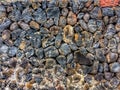 Wall of nature stones Royalty Free Stock Photo