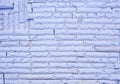 Wall of neatly laid out white brick, background Royalty Free Stock Photo