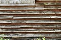 Weathered And Worn Wooden Wall