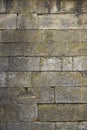 Wall of old brick of different shapes Royalty Free Stock Photo